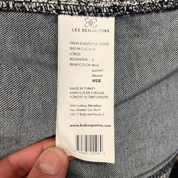 LES BENJAMINS Mix-Media Denim Jacket. Size Small. RARE CUSTOM for Lewis Hamilton - Picture 10 of 11